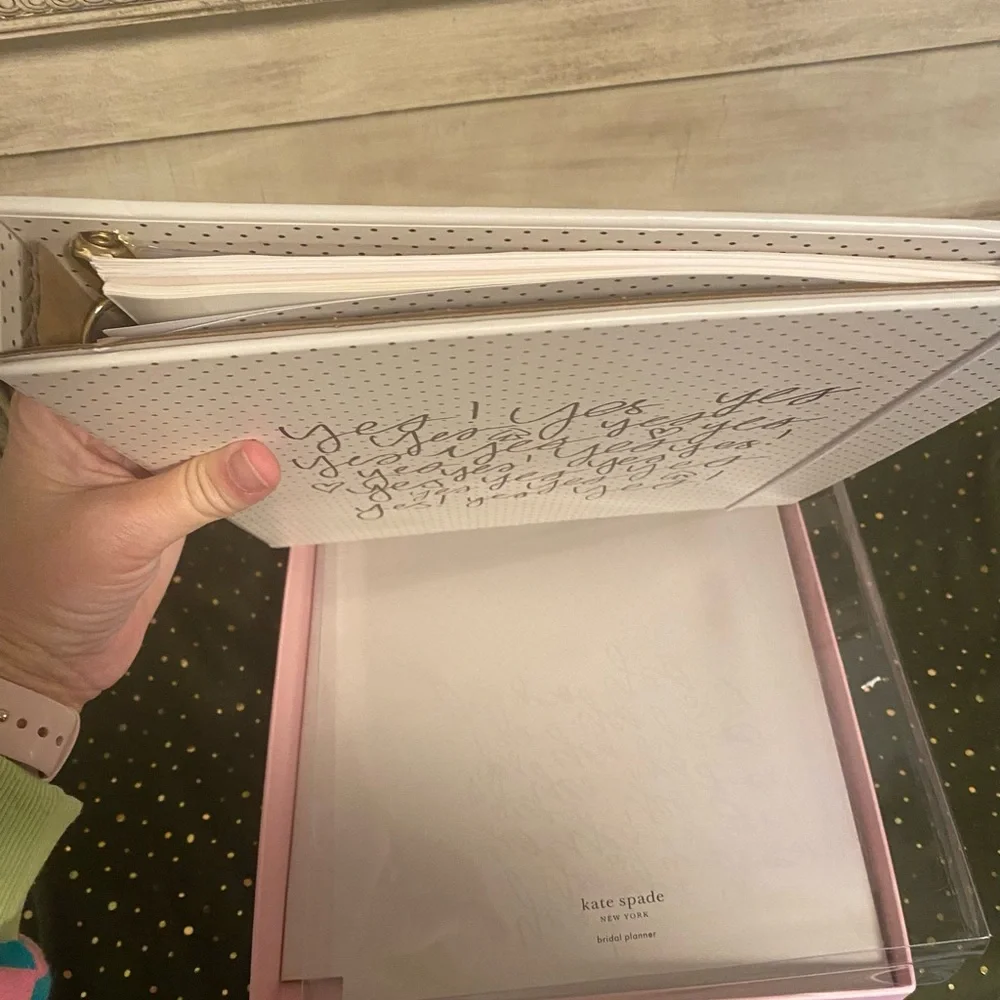 NWT kate spade Yes Yes Yes Bridal Planner IN BOX